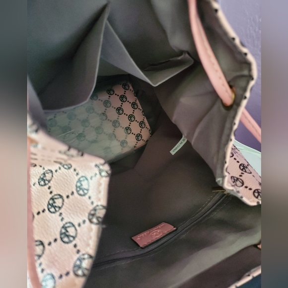 Wendy Keen Pink Backpack and Double Zip Wallet/Wristlet - Picture 6 of 6